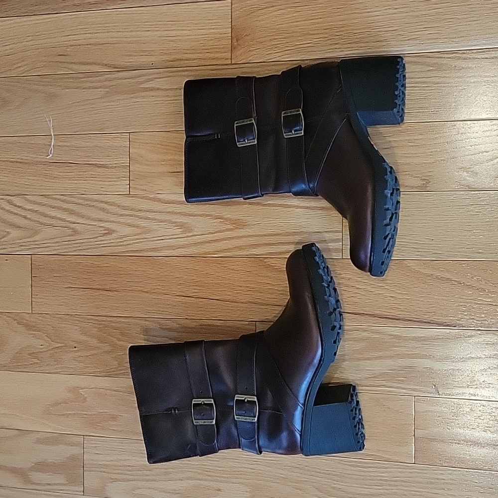Harley Davidson Lalanne triple strap motorcycle boot